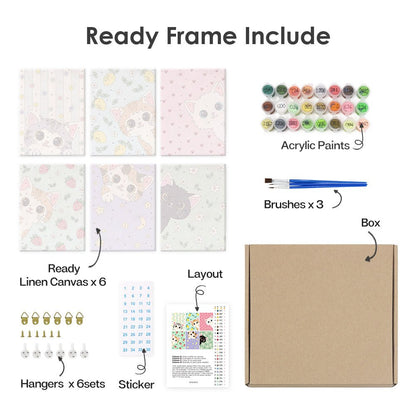 What's included with the framed canvas version