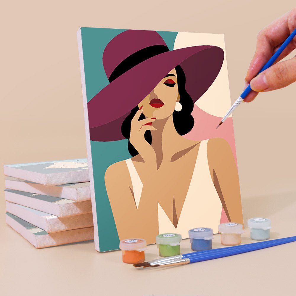 Ladies in Hats mini painting set