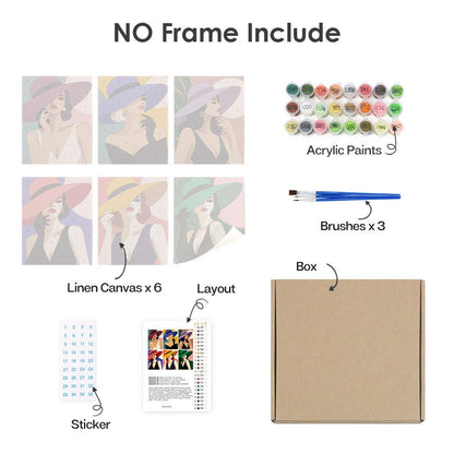 What's included with the no-frame version