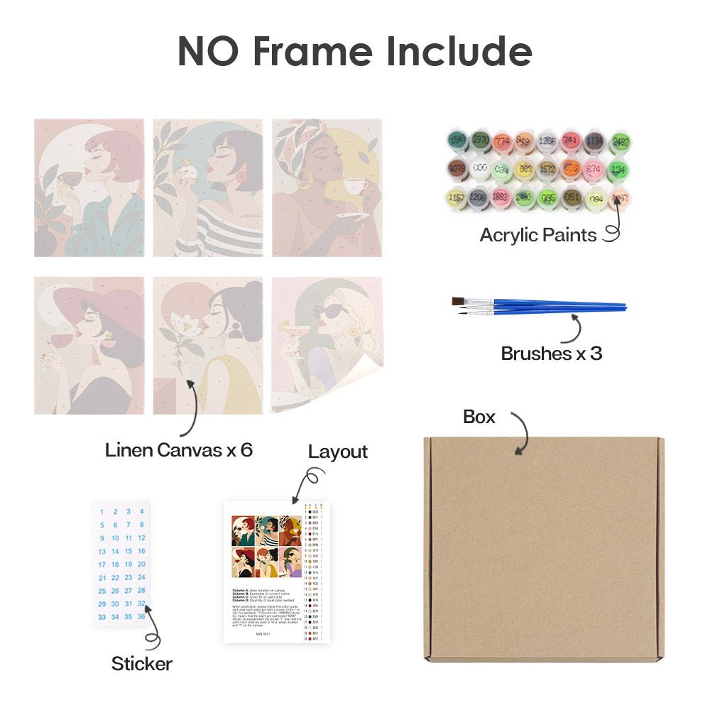 What's included with the no-frame version