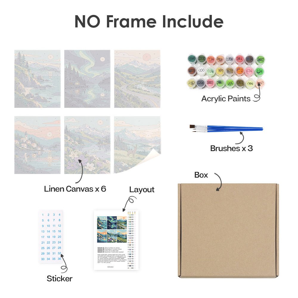What's included with the no-frame version
