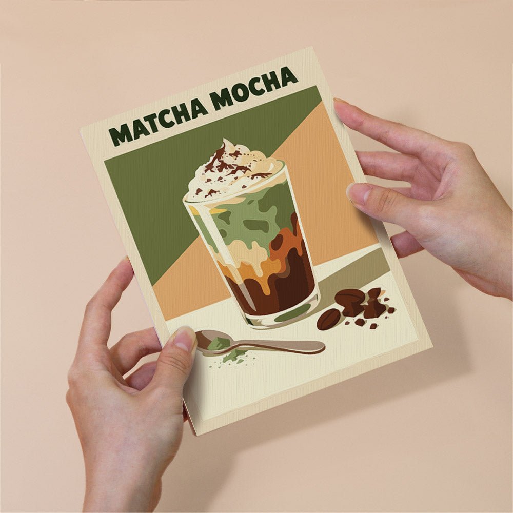 Latte Art Menu mini painting set