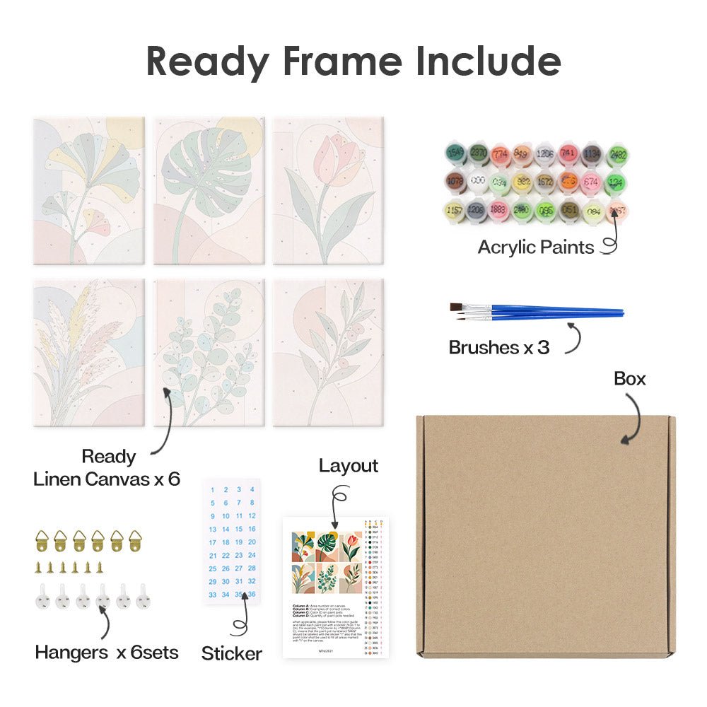What's included with the framed canvas version