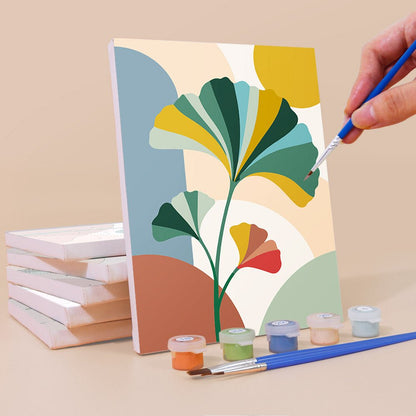 Leaf Abstracts mini painting set