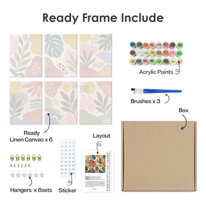 What's included with the framed canvas version