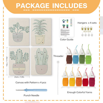 Leafy Loops - Set of 4 - Judy Paint