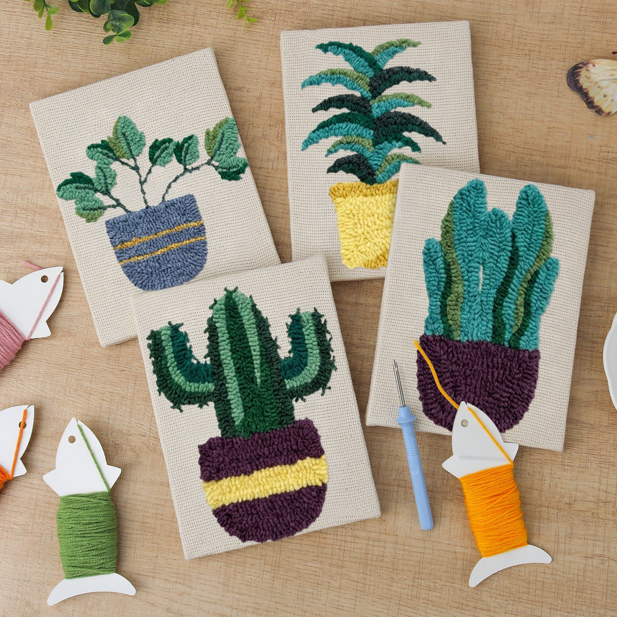 Leafy Loops - Set of 4 - Judy Paint