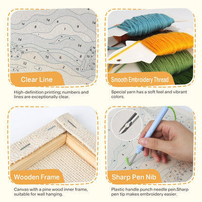 Leafy Loops - Set of 4 - Judy Paint