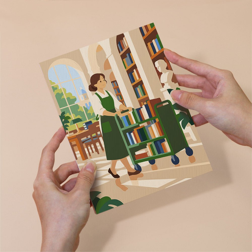 Library Hideaways mini painting set