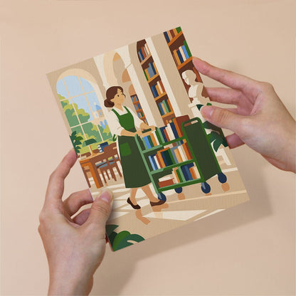Library Hideaways mini painting set