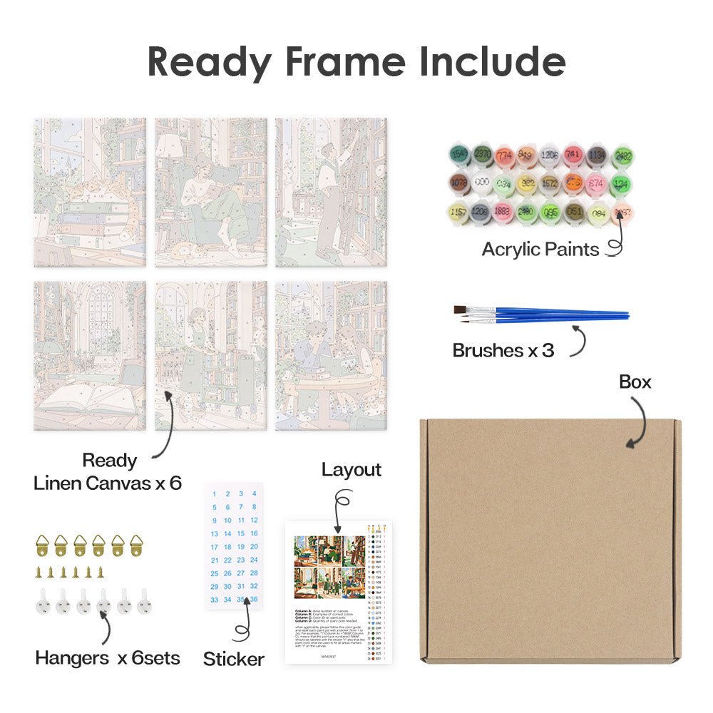 What's included with the framed canvas version