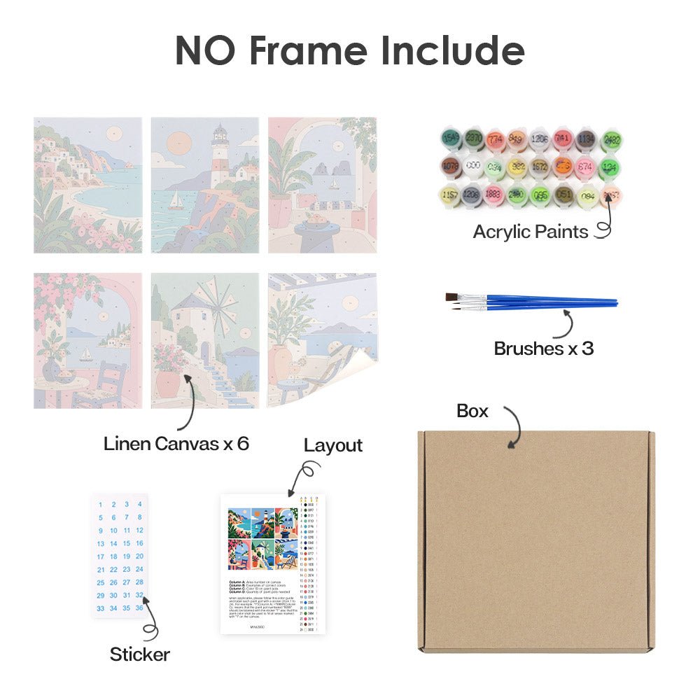 What's included with the no-frame version