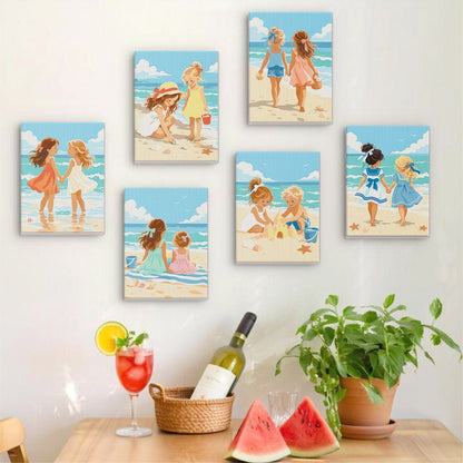Little Beach Days mini painting set