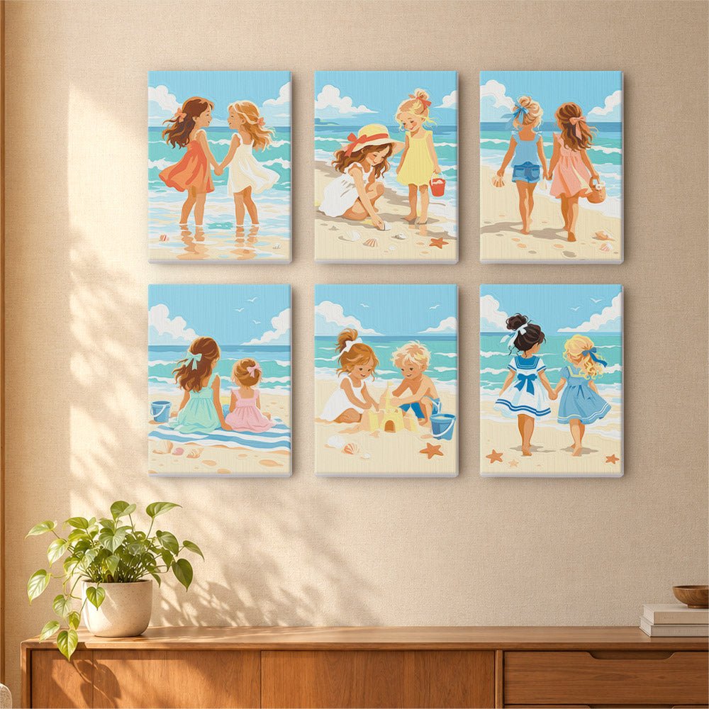 Little Beach Days mini painting set
