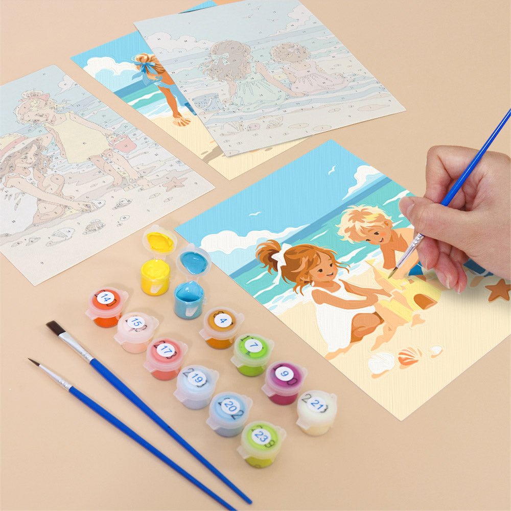Little Beach Days mini painting set