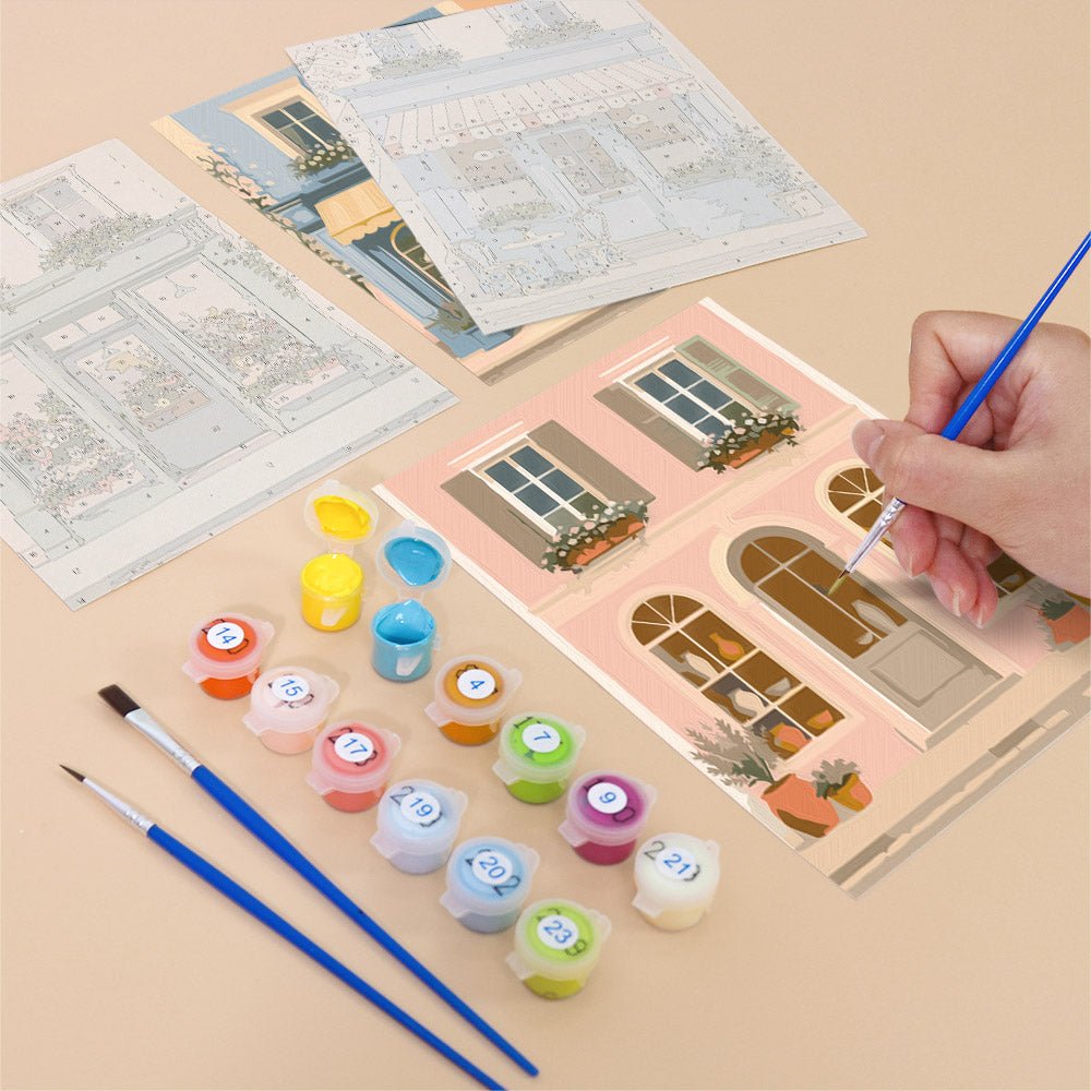 Little Storefronts mini painting set
