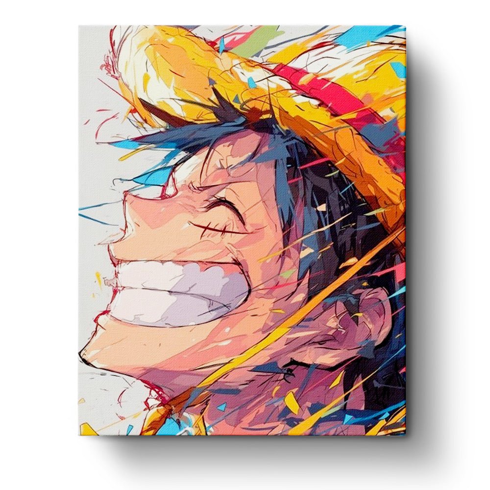 Luffy Joyful Expression - Anime - Judy Paint