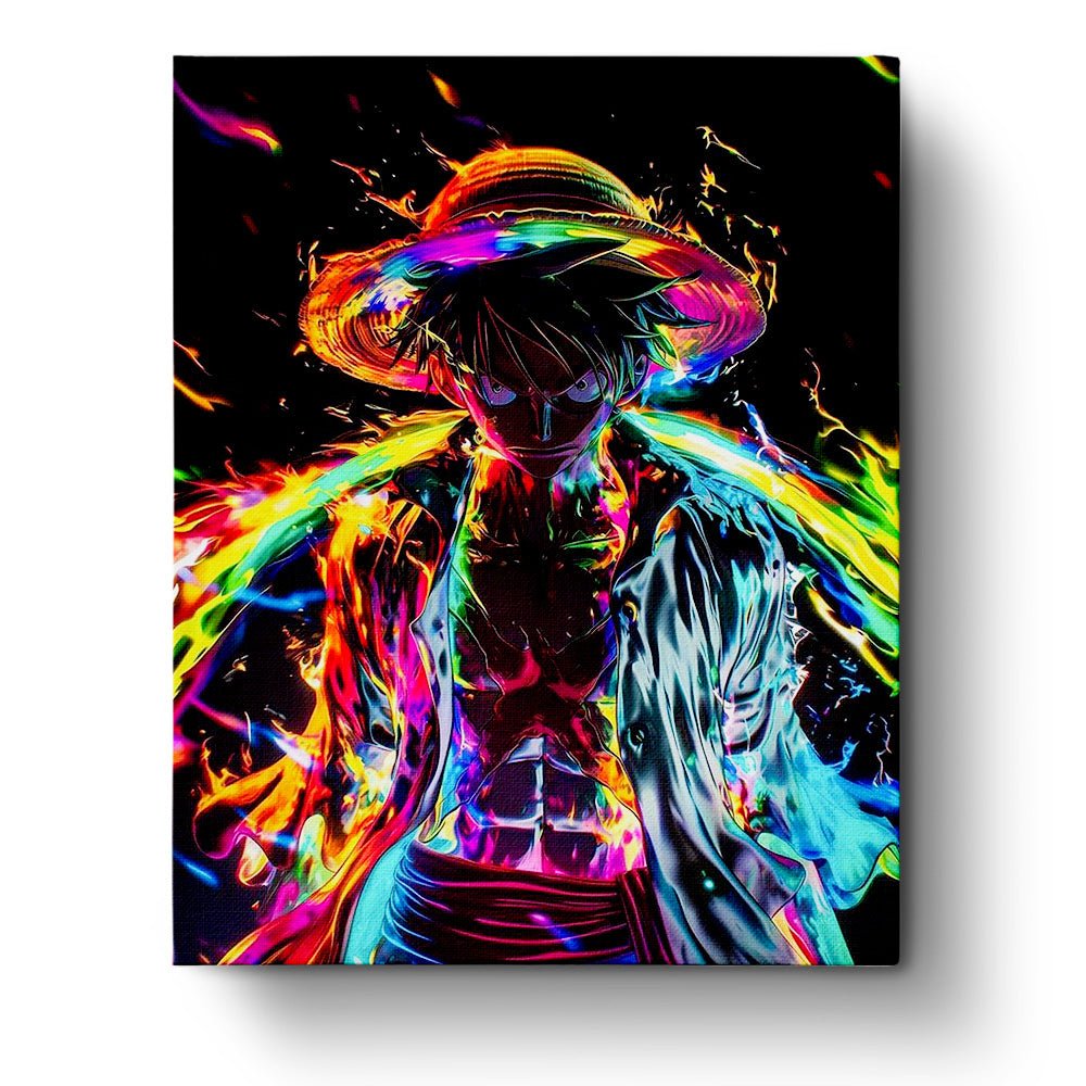Luffy Vibrant Aura - Anime - Judy Paint