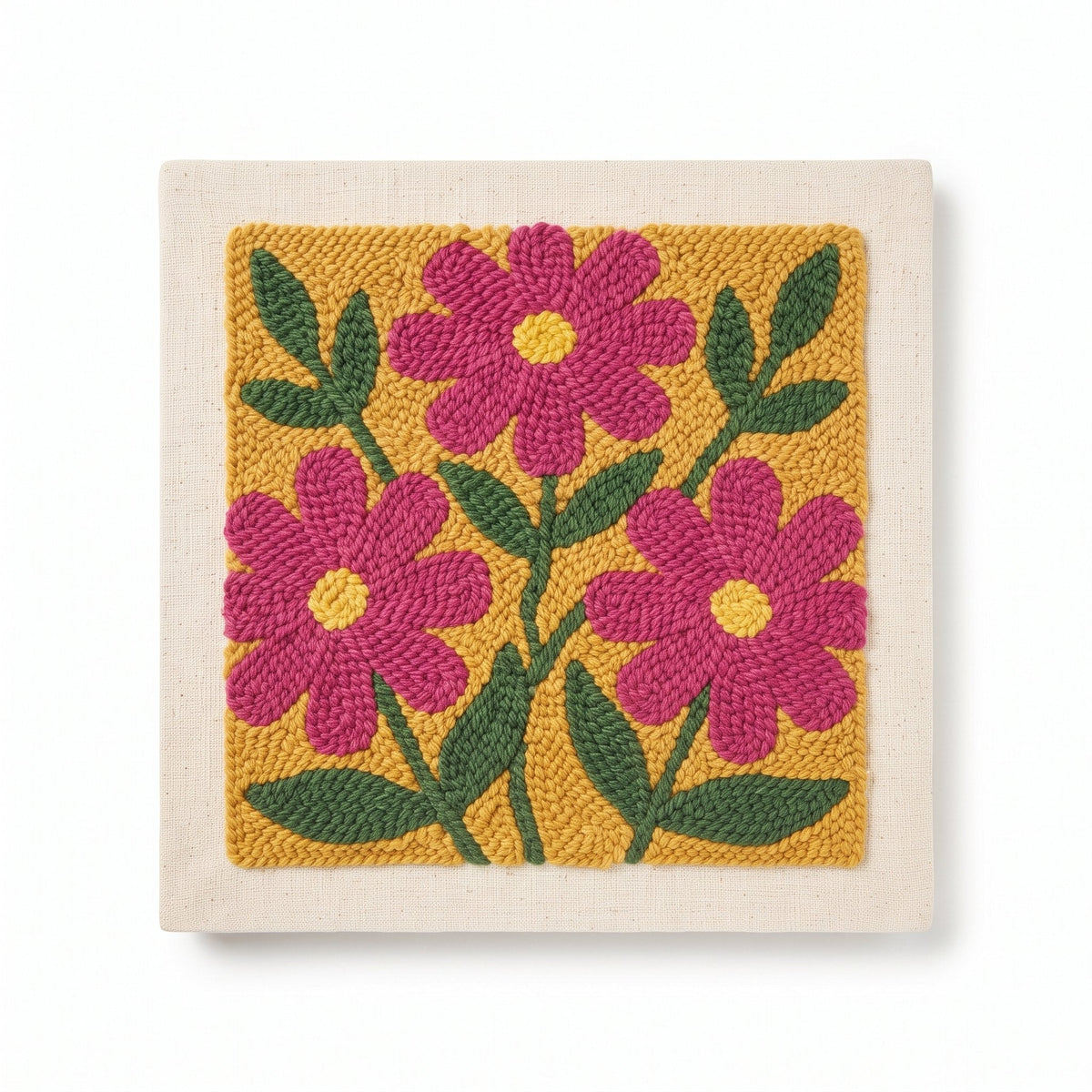 Magenta Cosmos Garden – Square Edition - Judy Paint