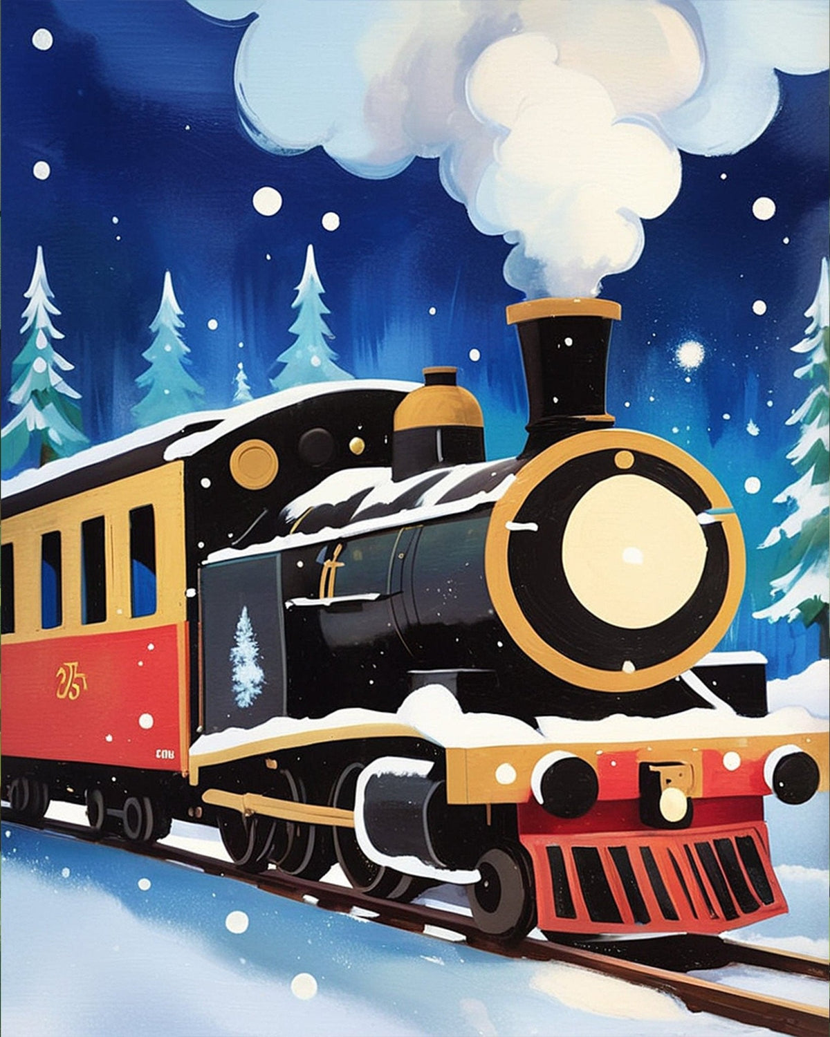 Magical Winter Train Adventure - Kids - Judy Paint