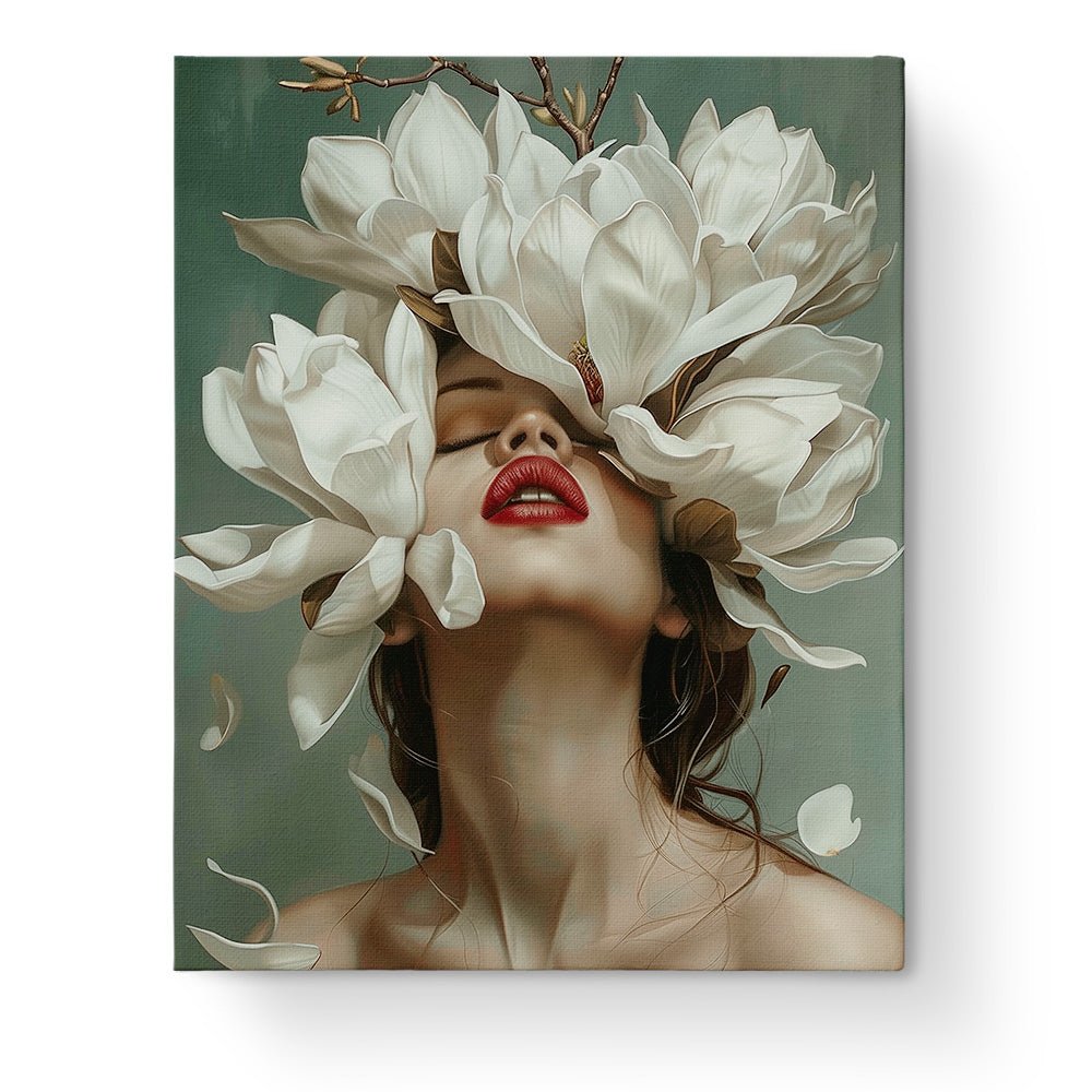 Magnolia Serenity - Floral Women - Judy Paint