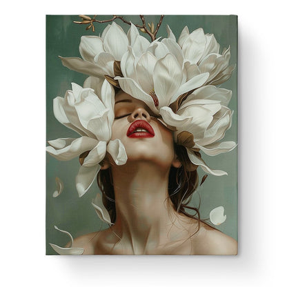 Magnolia Serenity - Floral Women - Judy Paint