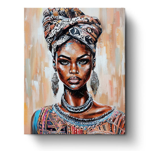 Majestic African Women Portrait - Judy Paint