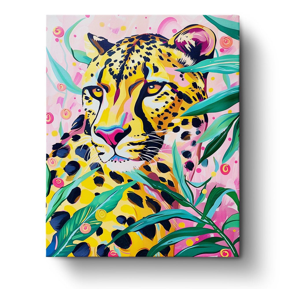 Majestic Leopard - Abstract Animals - Judy Paint
