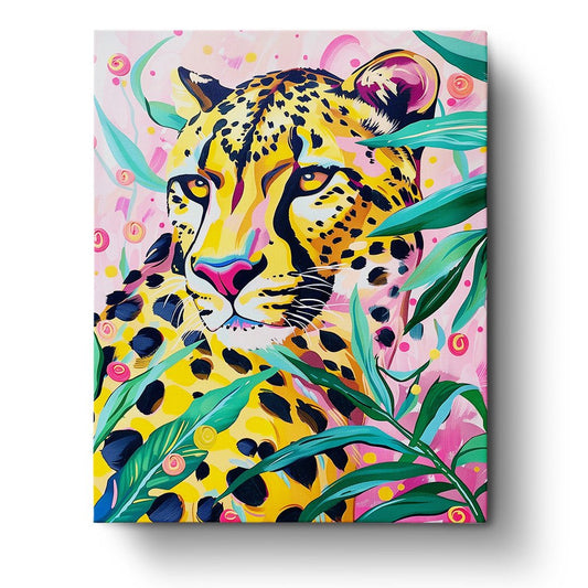 Majestic Leopard - Abstract Animals - Judy Paint
