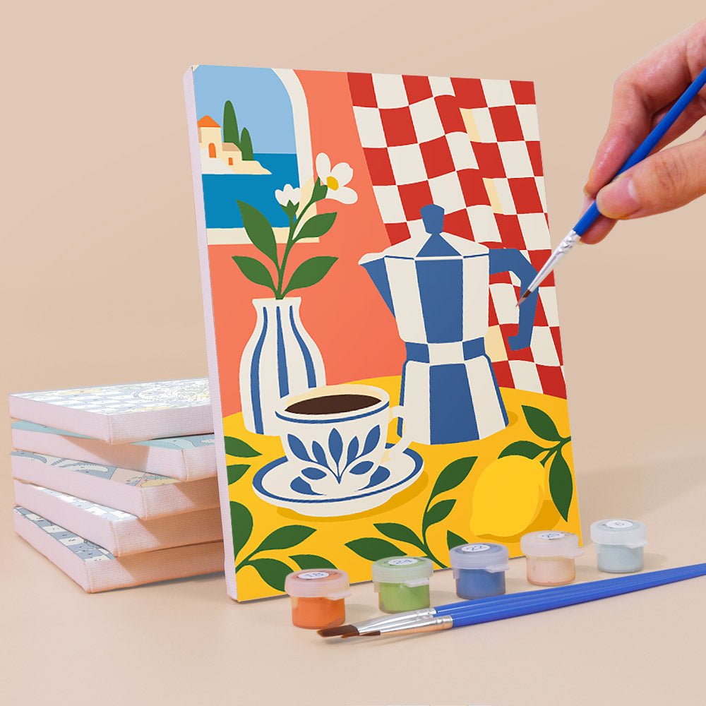 Majolica Summer mini painting set