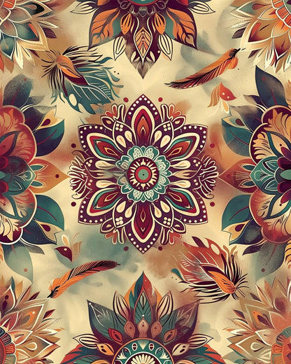 Mandala Whirlwind - Bohemian Vibes - Judy Paint