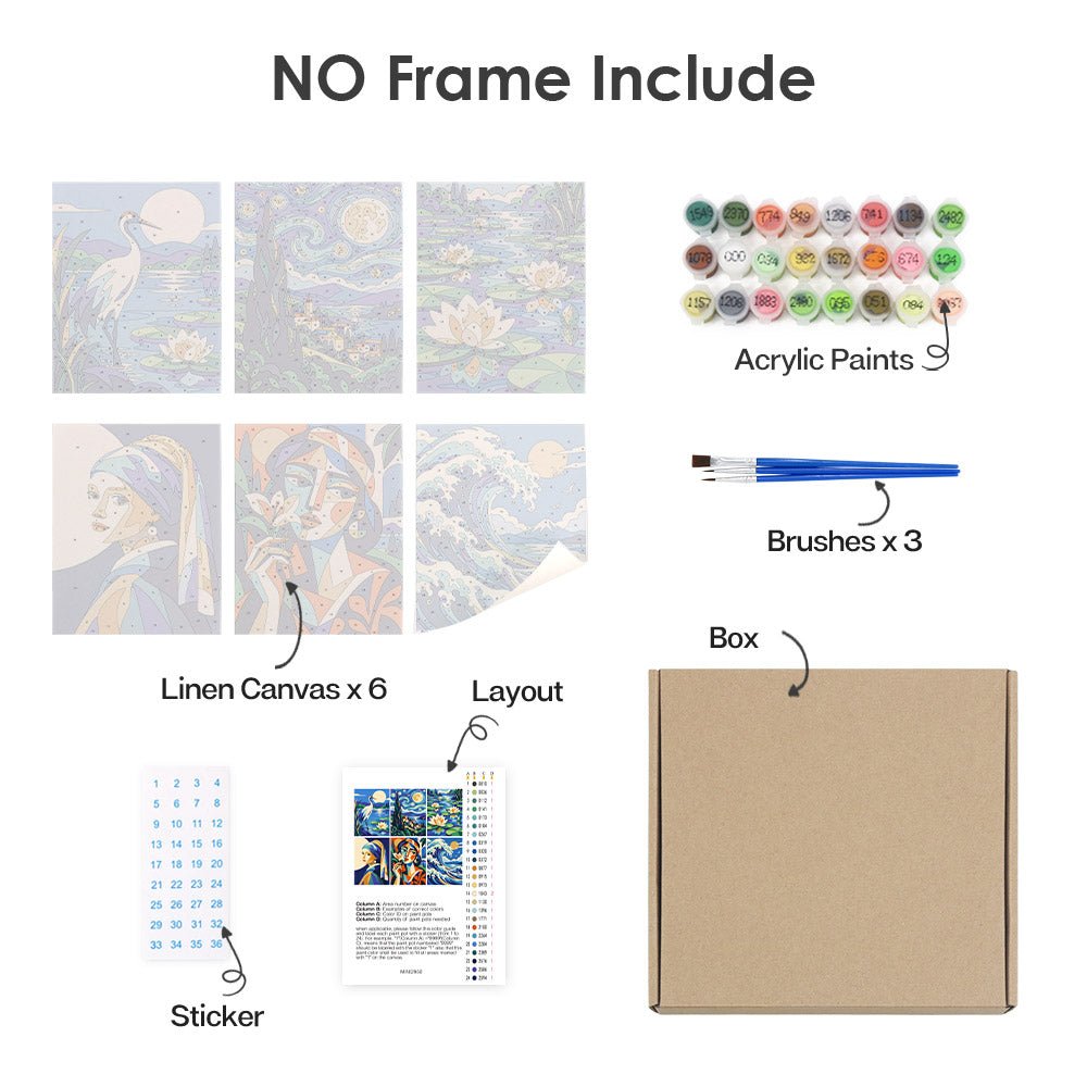 What's included with the no-frame version