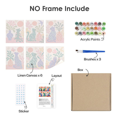 What's included with the no-frame version