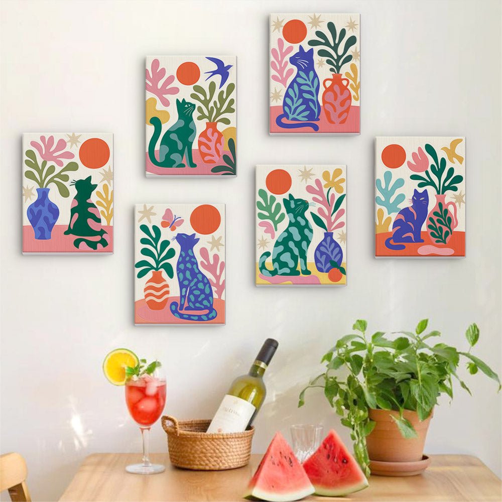 Matisse Cats mini painting set