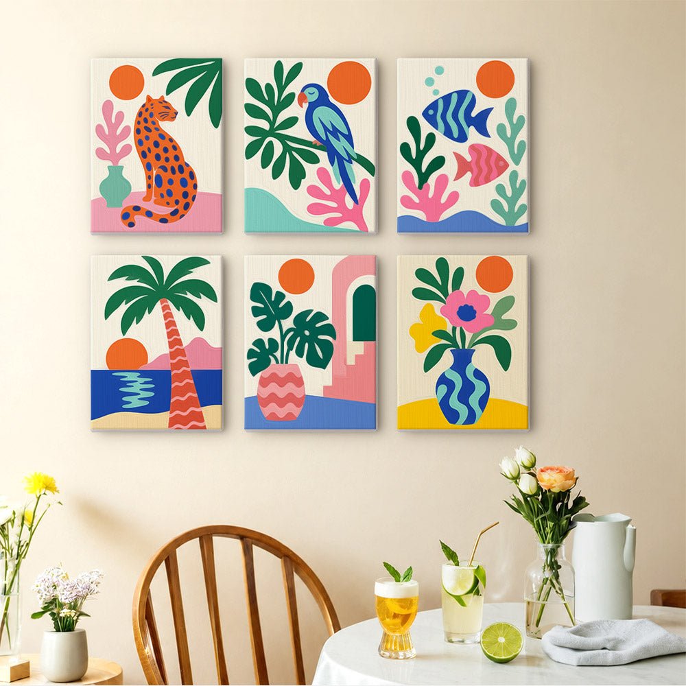 Matisse Jungle mini painting set
