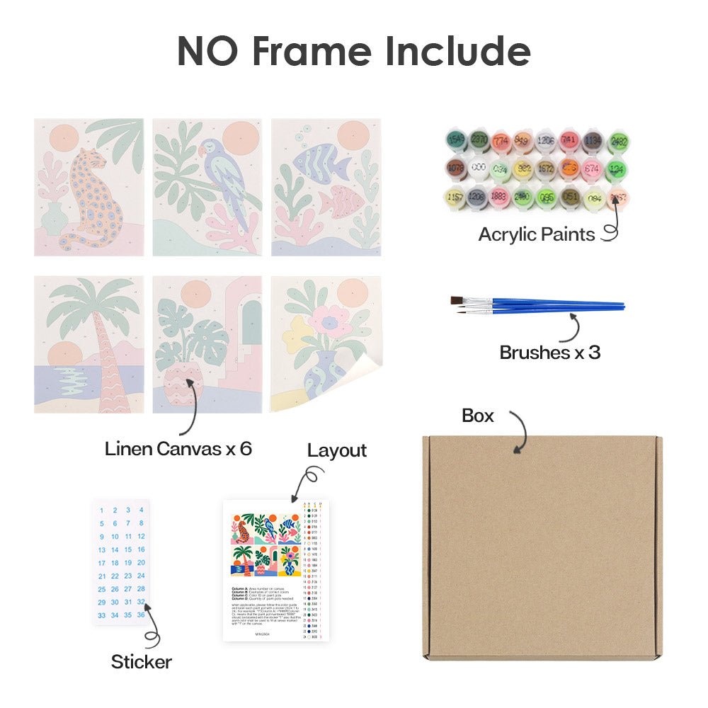 What's included with the no-frame version