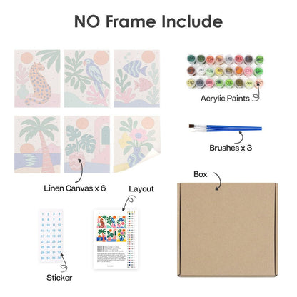 What's included with the no-frame version