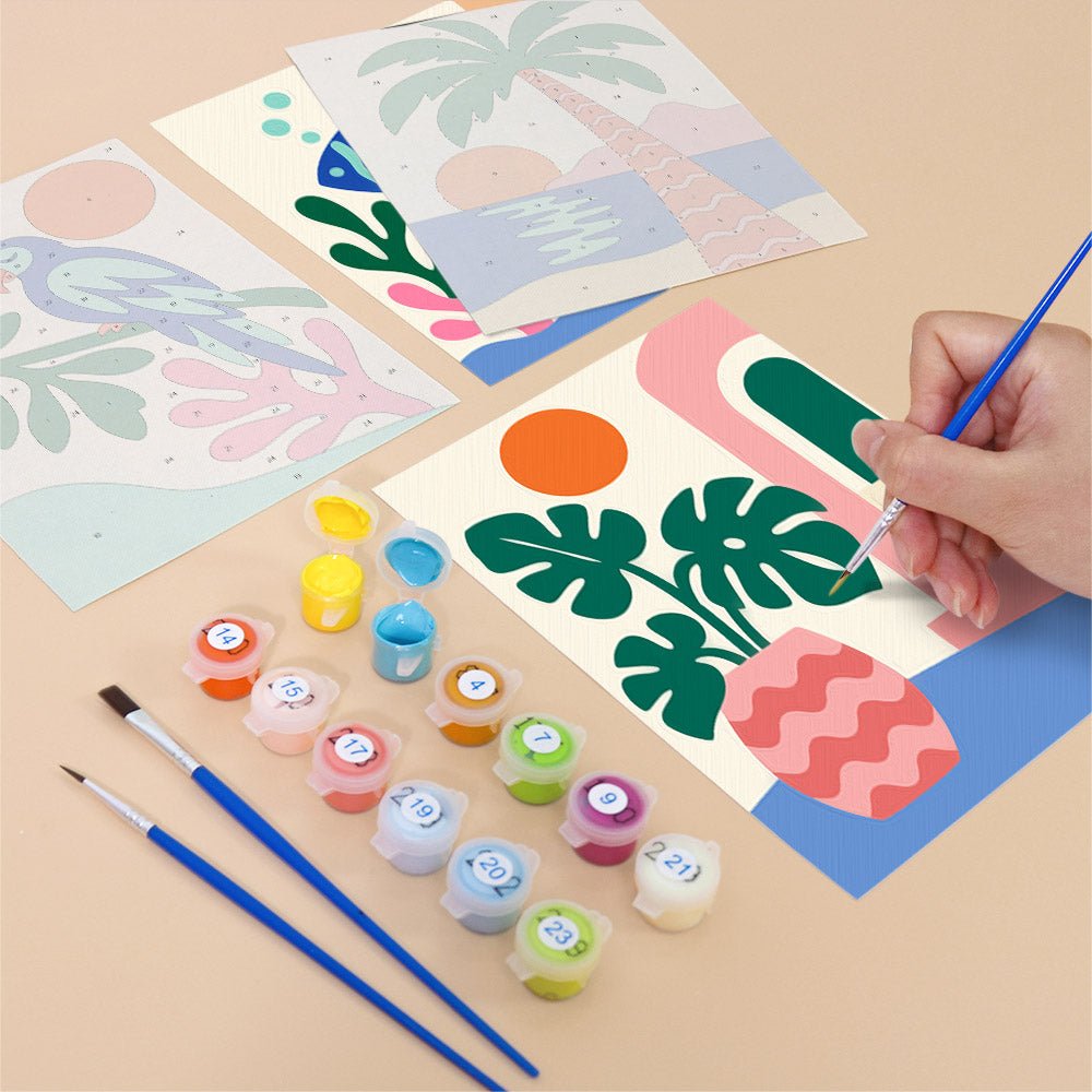 Matisse Jungle mini painting set