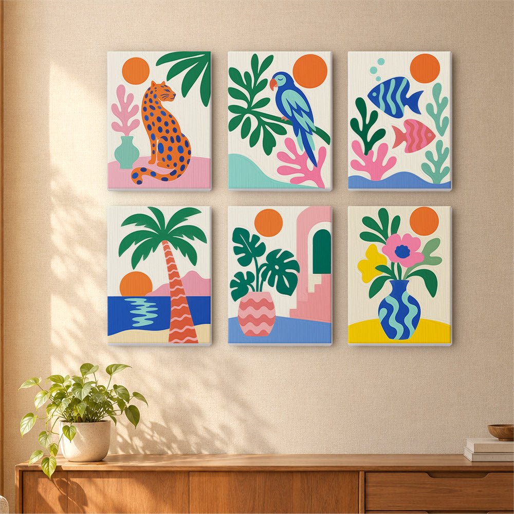 Matisse Jungle mini painting set