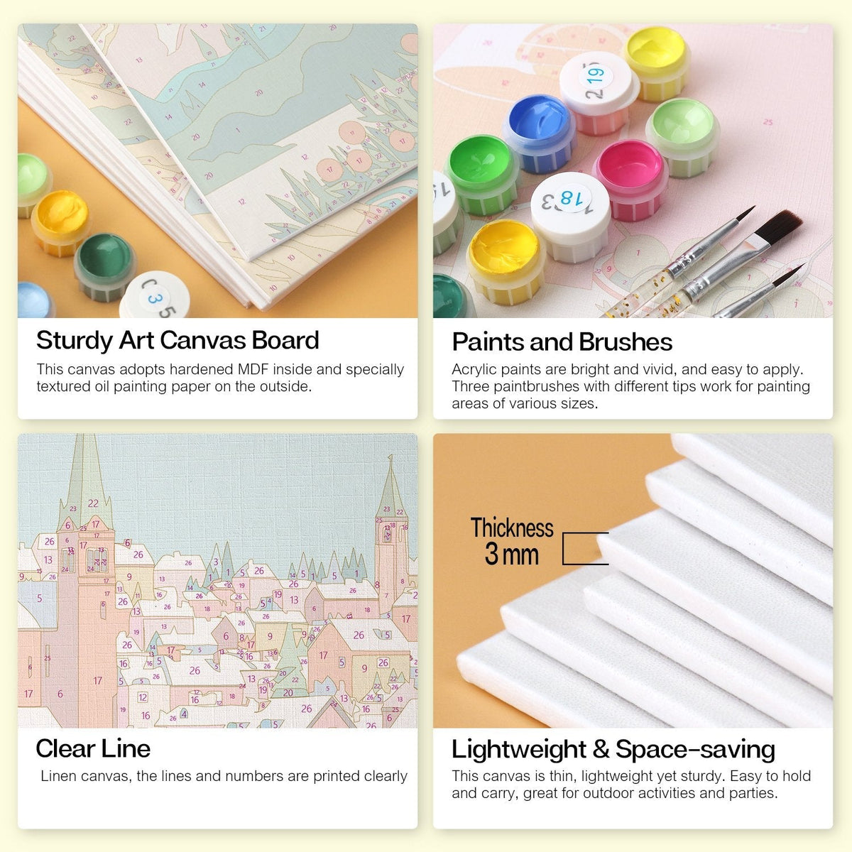Mediterranean Escapes – Set of 6 Mini Paintings - Judy Paint