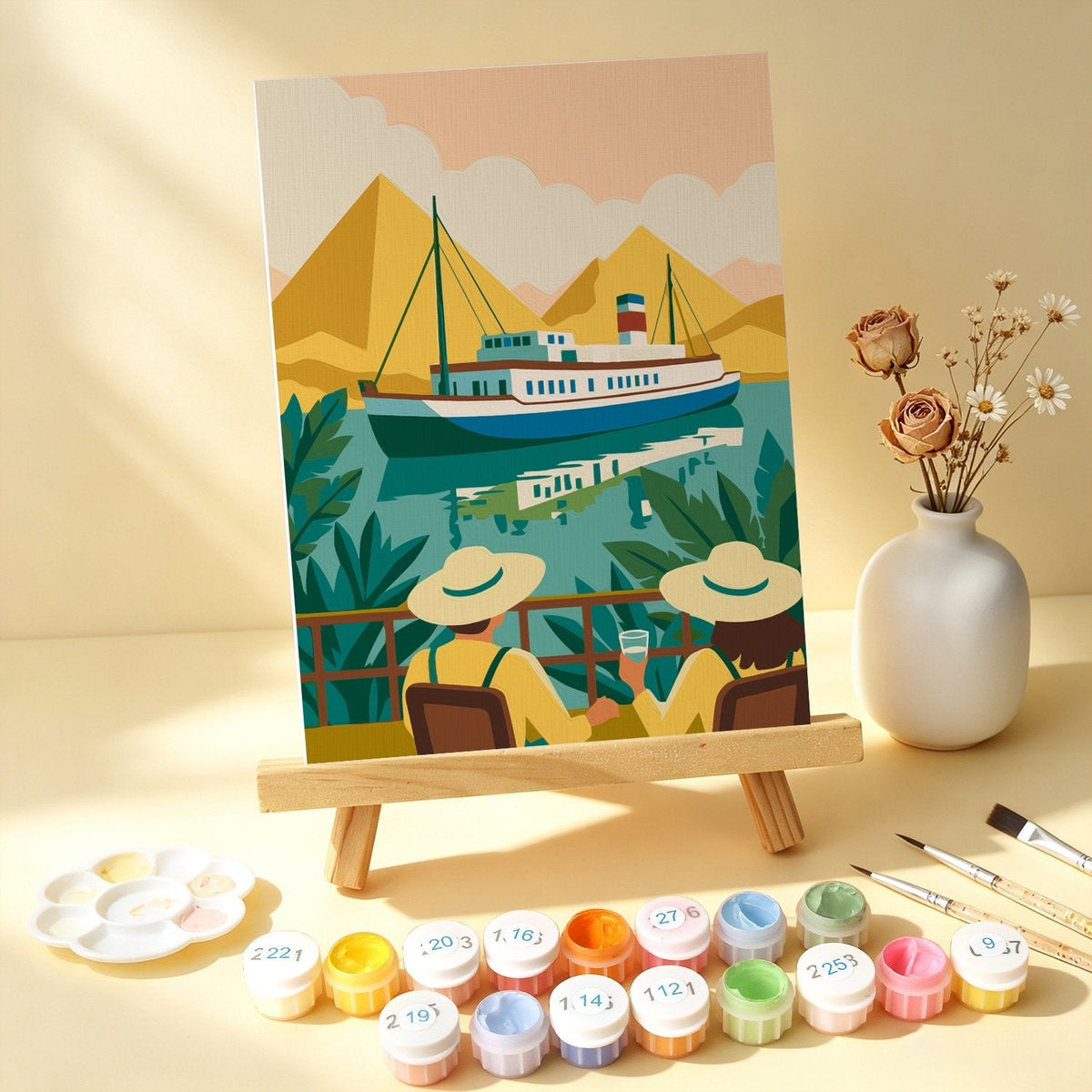 Mediterranean Escapes – Set of 6 Mini Paintings - Judy Paint