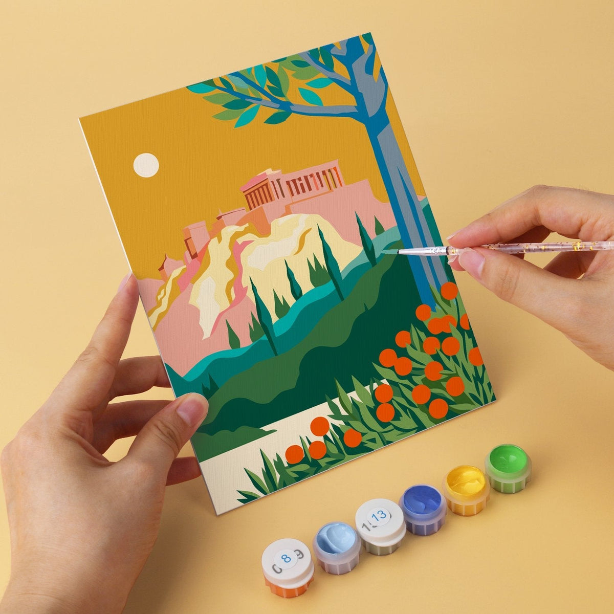 Mediterranean Escapes – Set of 6 Mini Paintings - Judy Paint