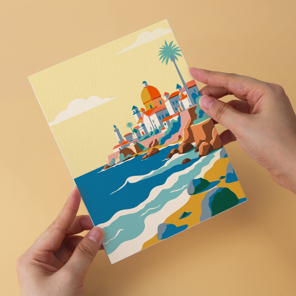 Mediterranean Escapes – Set of 6 Mini Paintings - Judy Paint