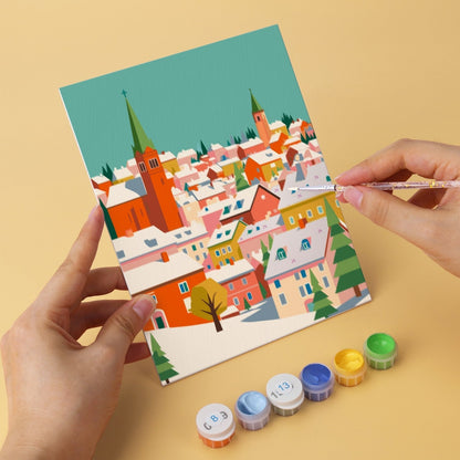 Mediterranean Escapes – Set of 6 Mini Paintings - Judy Paint