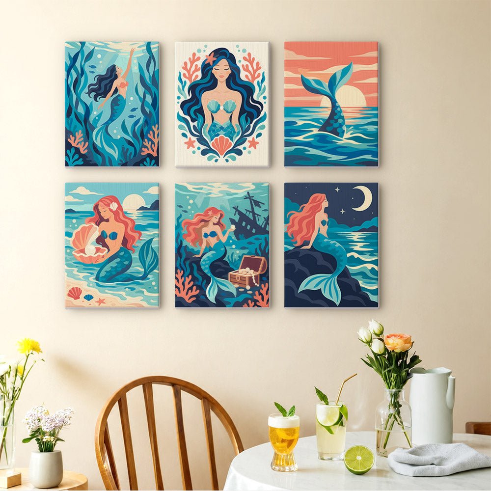 Mermaid Lagoon mini painting set