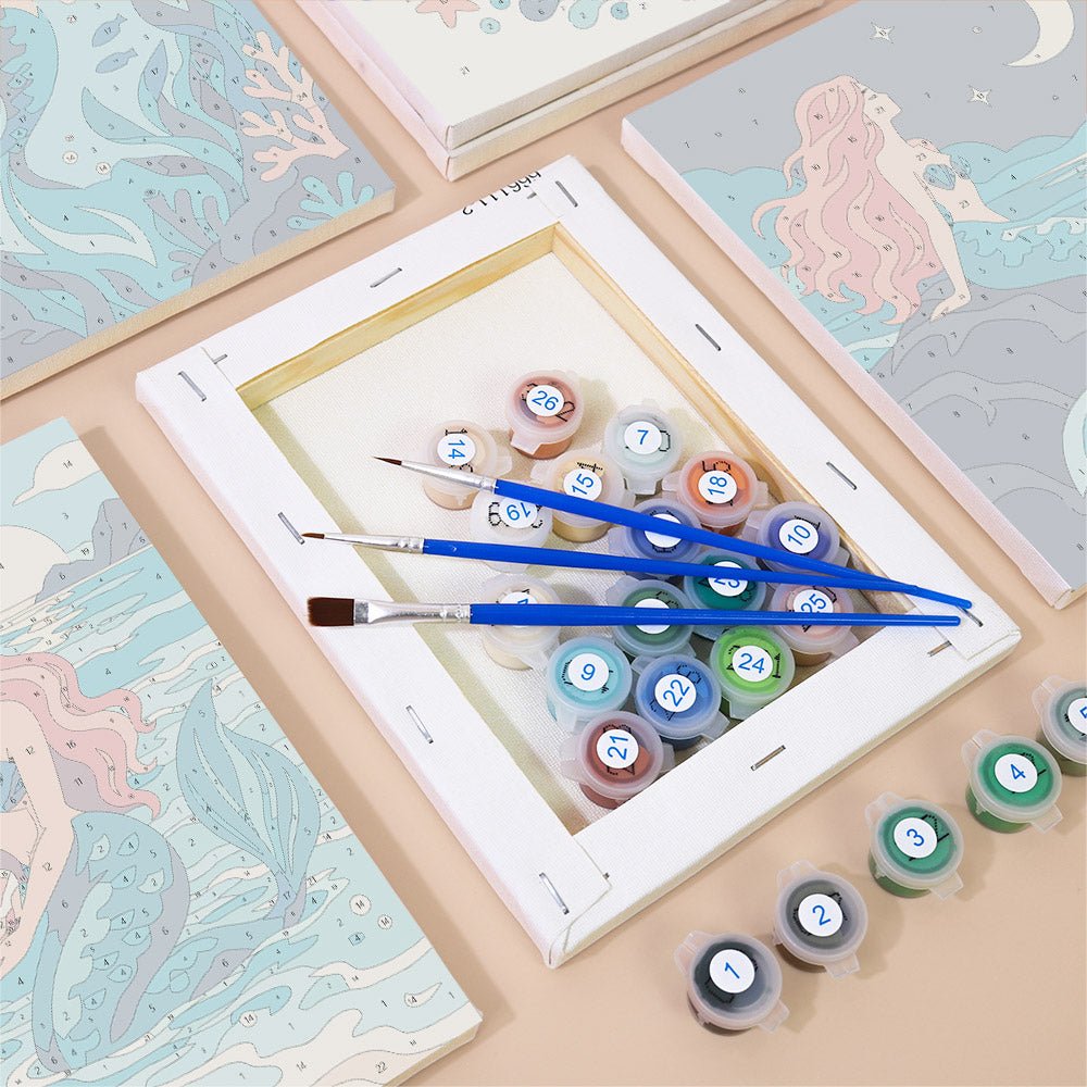 Mermaid Lagoon mini painting set