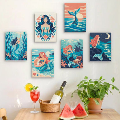 Mermaid Lagoon mini painting set