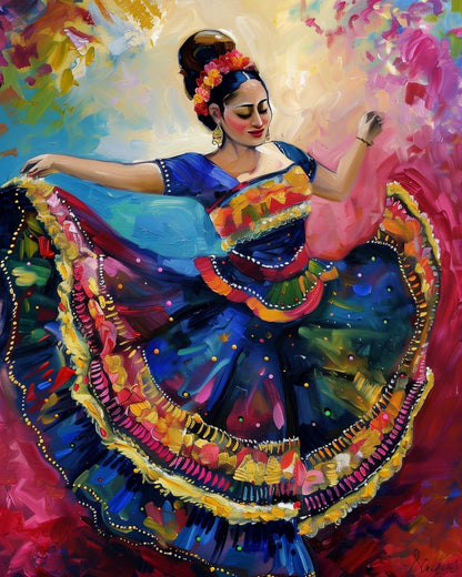 Mexican Folk Dance - Judy Paint