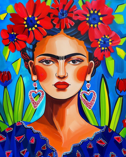 Mexican - Frida Kahlo - Judy Paint