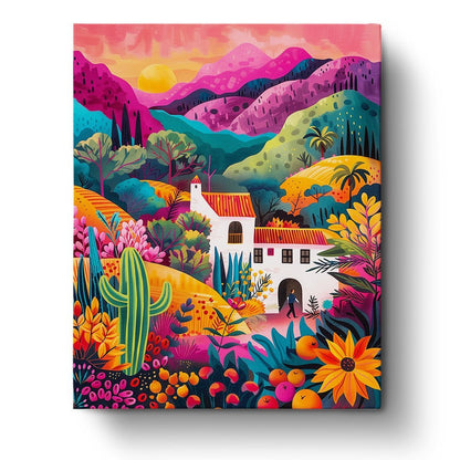 Mexican Landscape - Judy Paint